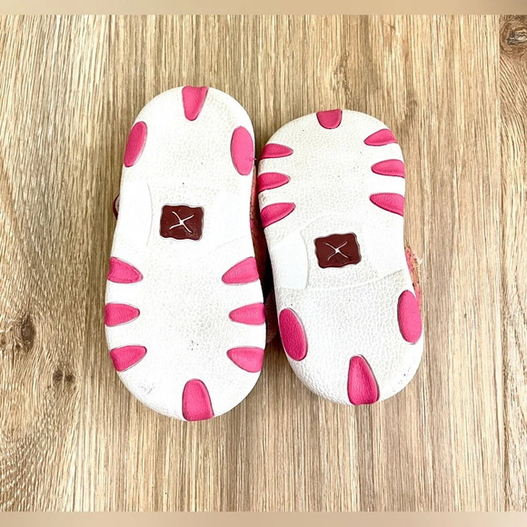 Twisted X Infant's Driving Moc- Tan and Pink, 5M EUC - Picture 5 of 6